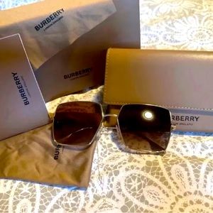 Authentic New Burberry sunglasses.